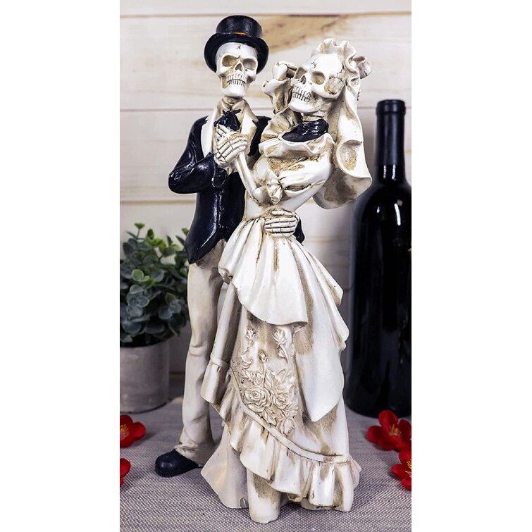 Design Toscano Day Of The Dead Skeleton Bride And Groom Statue